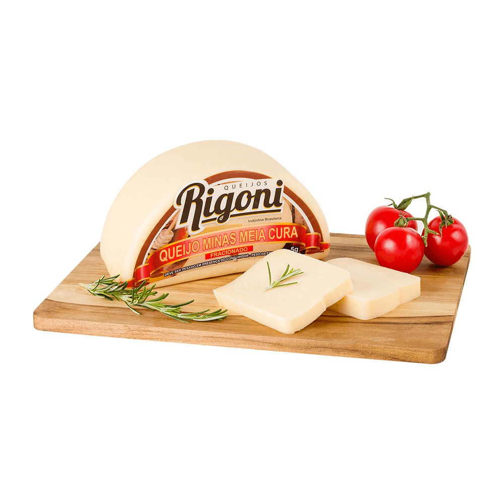 Queijo Minas Meia Cura Rigoni Fracionado