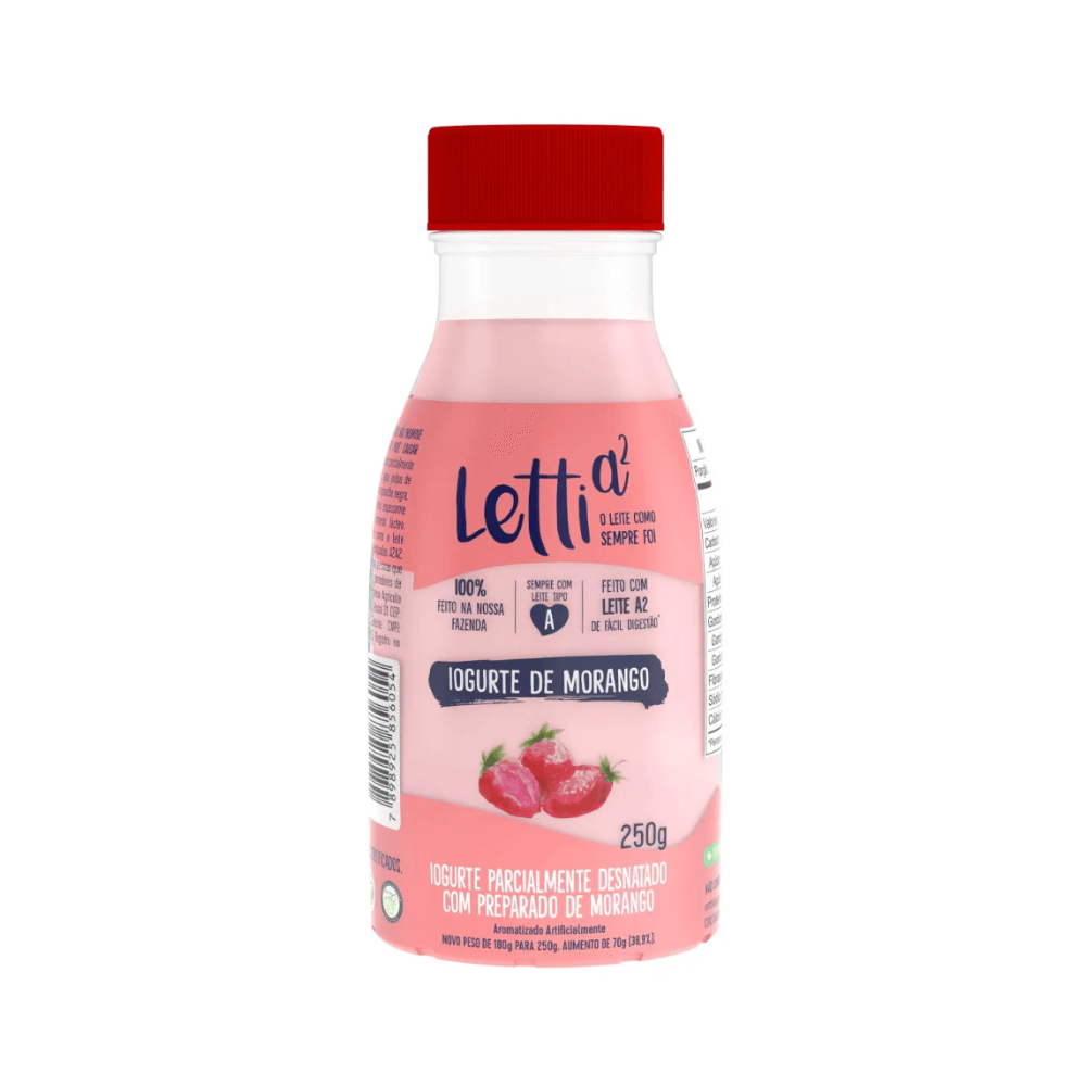 Iogurte Letti Morango 250 G