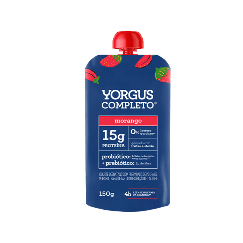 Yorgus Completo Pouch Morango 150g