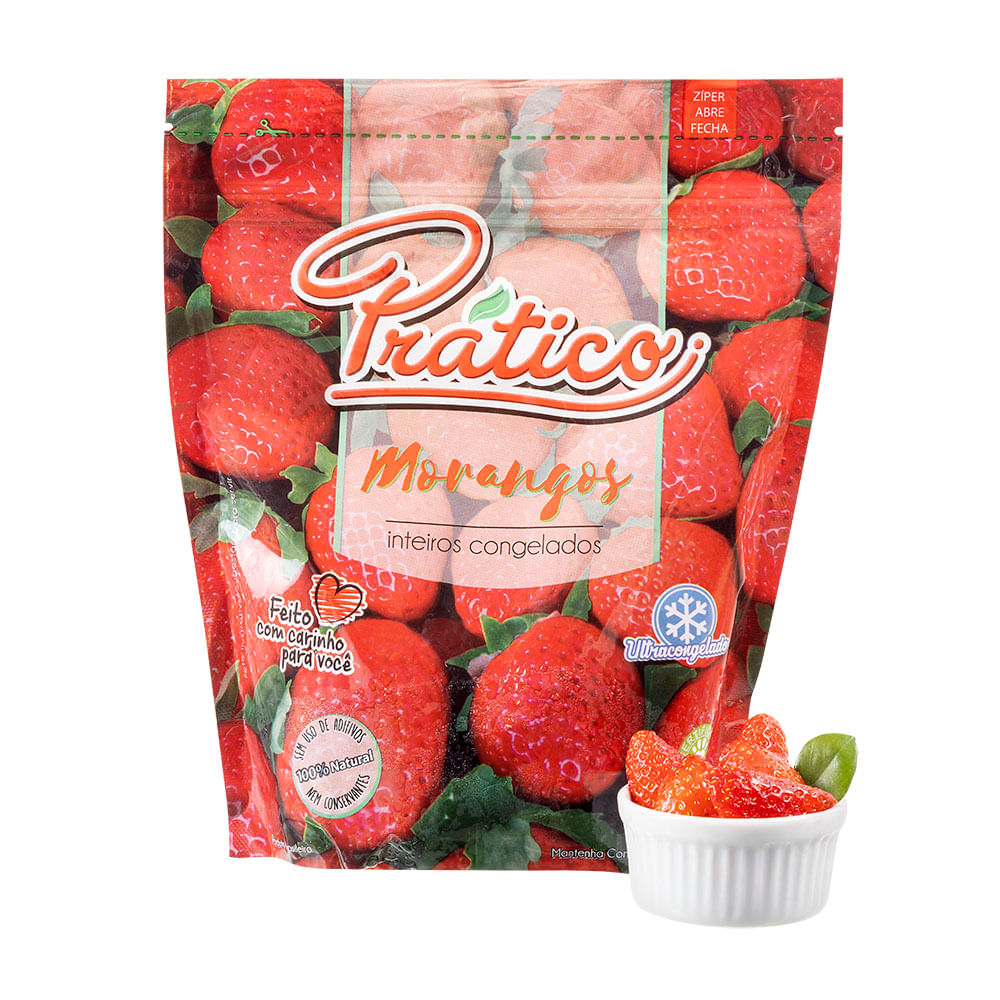 Morangos Inteiros Prático 400 G