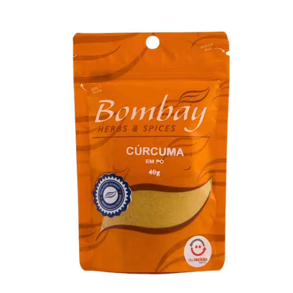 Curcuma Em Pó Bombay Pouch 40 G