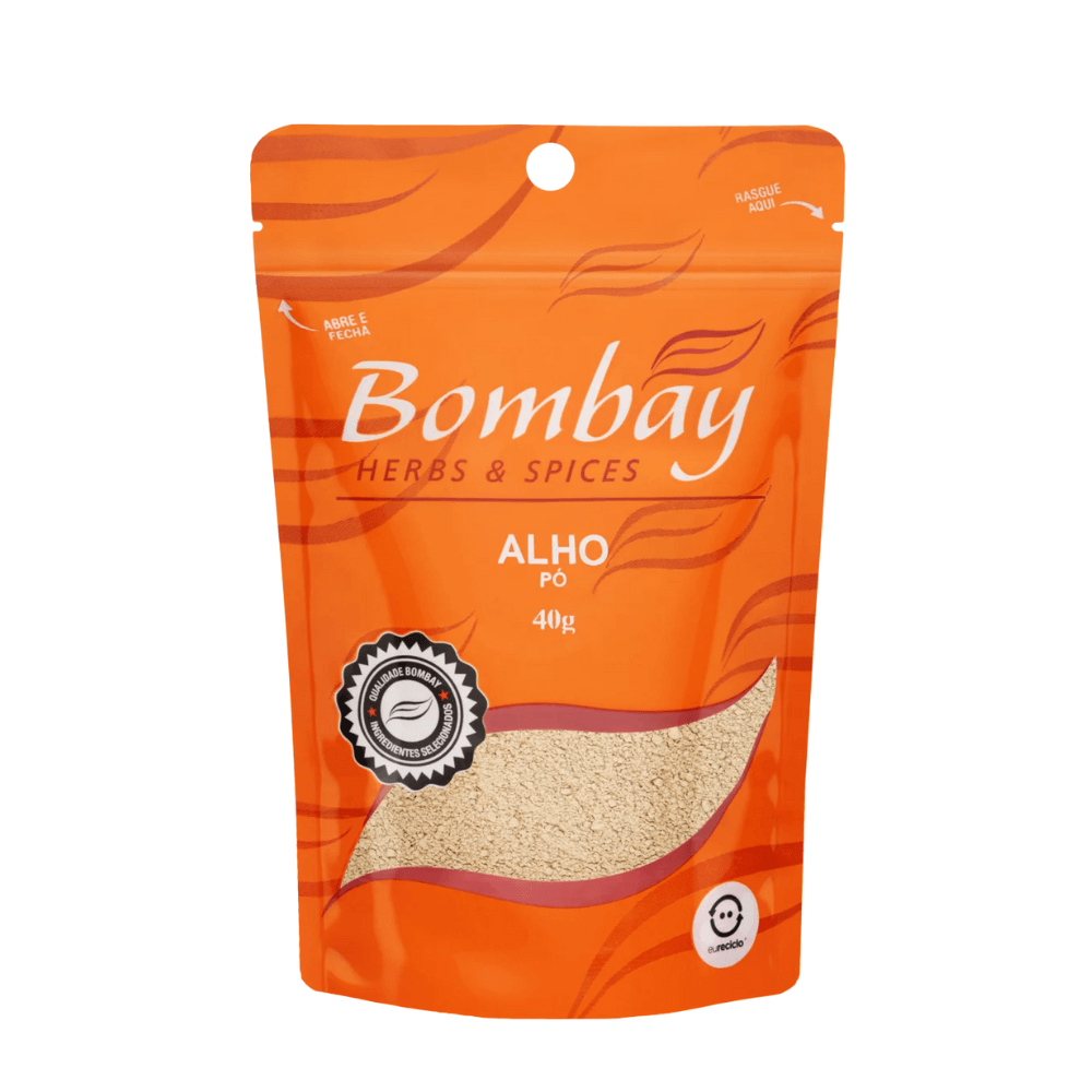 Alho Em Pó Bombay Pouch 40 G