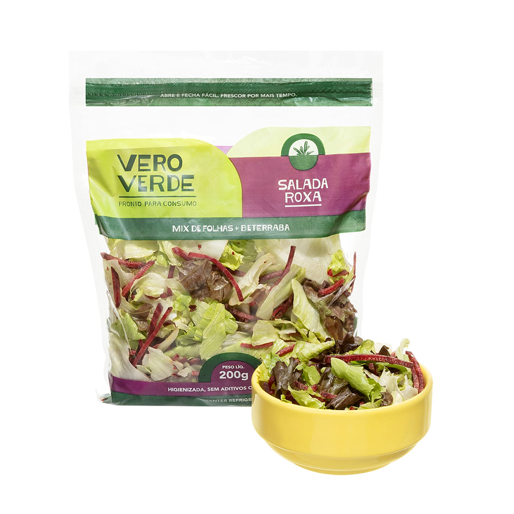 Salada Roxa Vero Verde 200 G