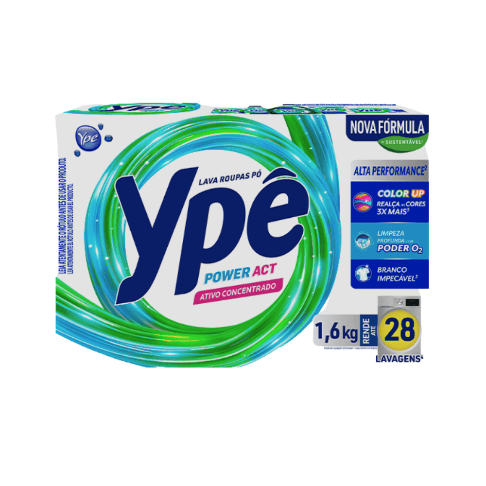 Sabão Em Pó Power Act Ypê 2.2 Kg