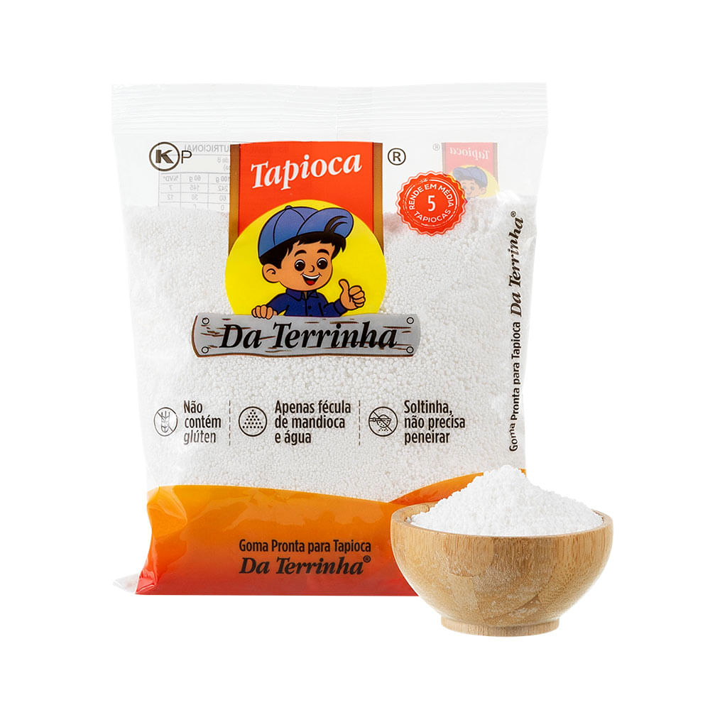 Goma Pronta Para Tapioca Da Terrinha 500 G