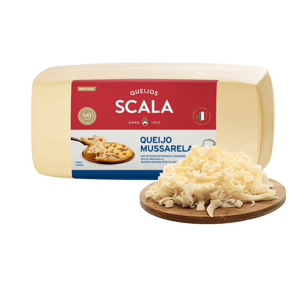 Queijo Muçarela Scala Ralado Kg