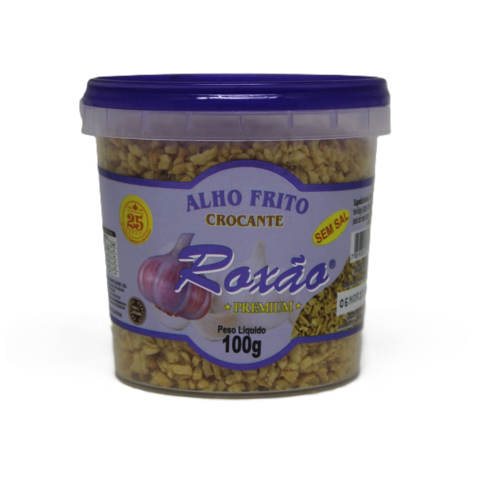 Alho Frito Crocante Roxão 100 G