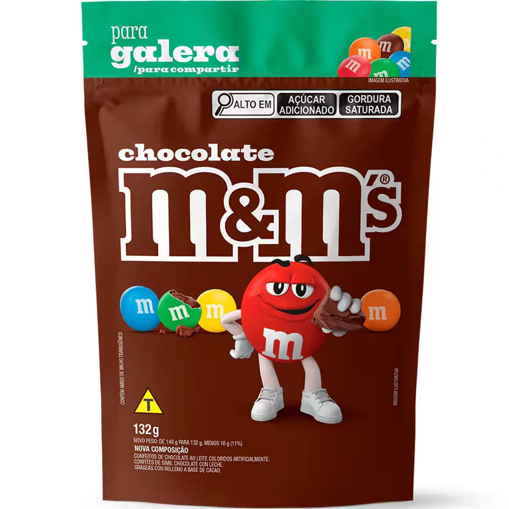 M&M Chocolate Pouch 132 G