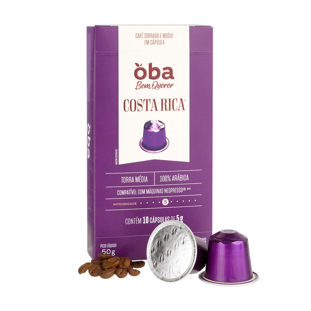 Café Em Cápsula Costa Rica Oba Bem Querer Com 10 Unidades