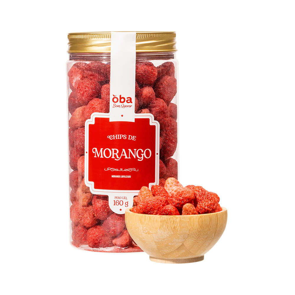 Chips Morango Oba Bem Querer 160 G