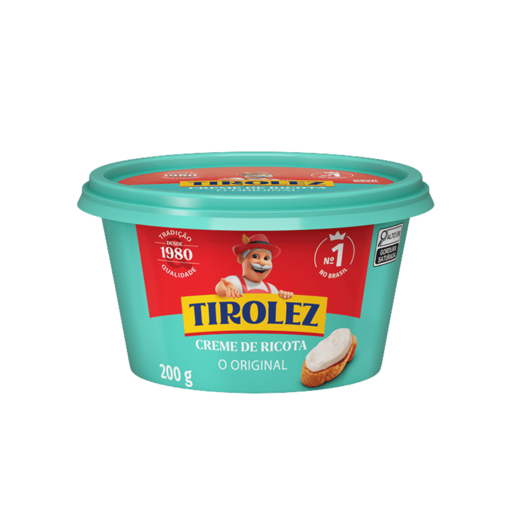 Creme De Ricota Original Tirolez 200g