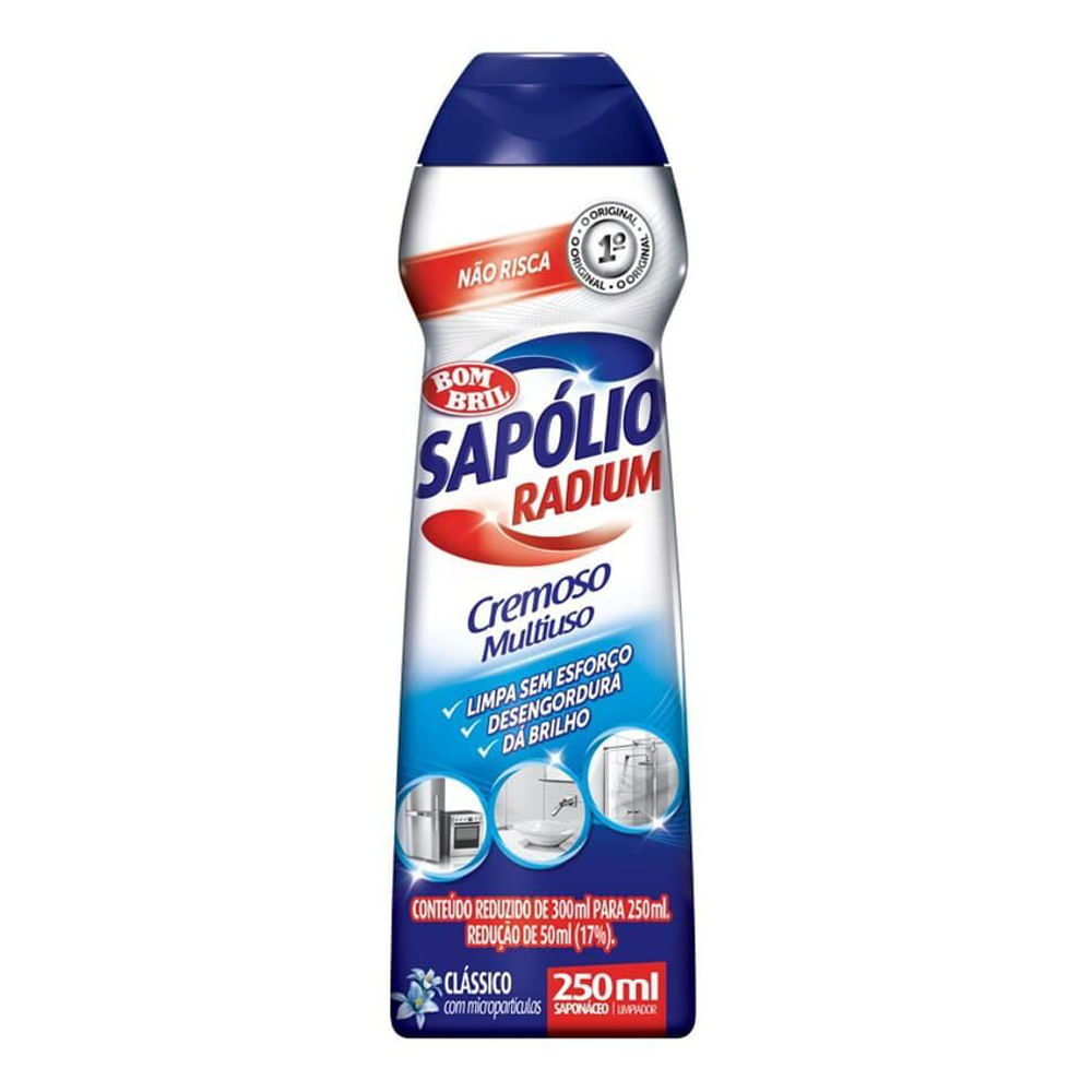 Sapolio Radium Cremoso 250ml Classico