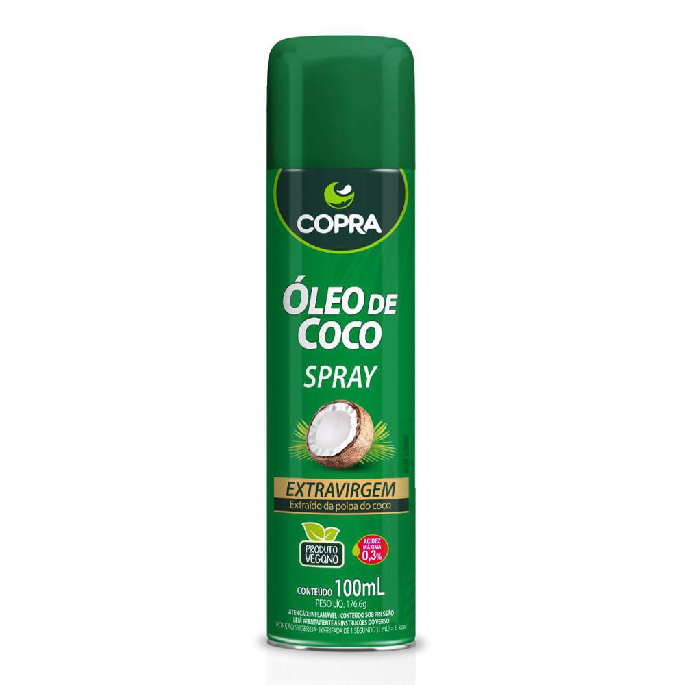 Óleo De Coco Extravirgem Spray Copra 100 Ml