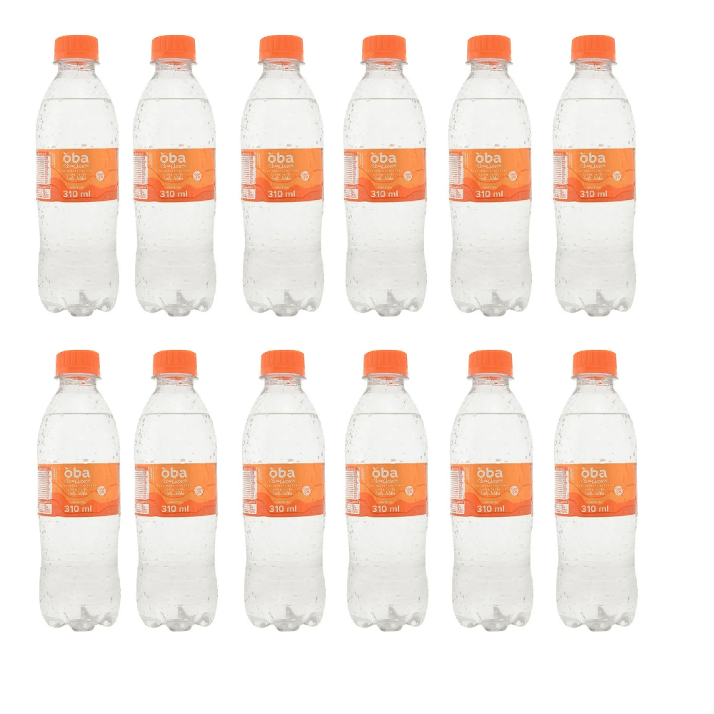 Kit de Água Mineral Natural Com Gás Oba Bem Querer 310 Ml - 12 unidades