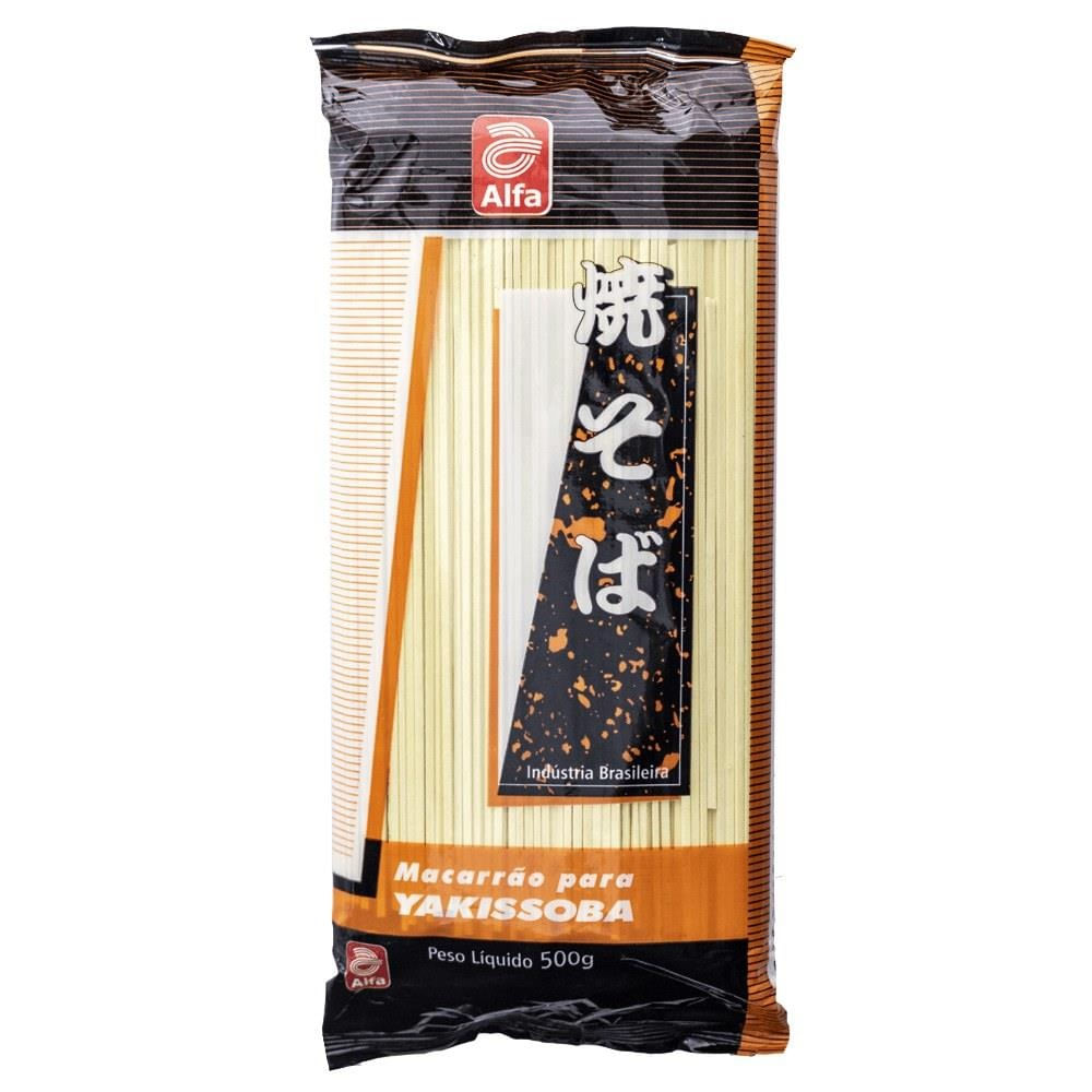 Macarrão Para Yakissoba Normal Alfa 500 G