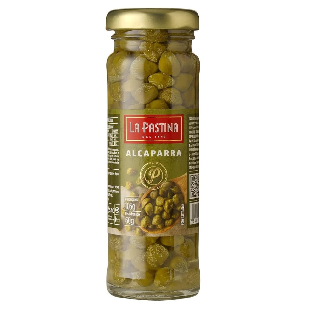 Alcaparras Em Conserva La Pastina 60 G
