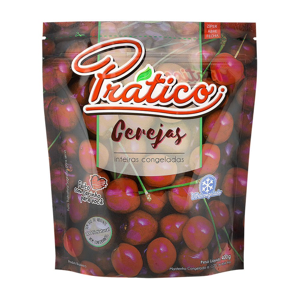 Cerejas Inteiras Prático 400 G