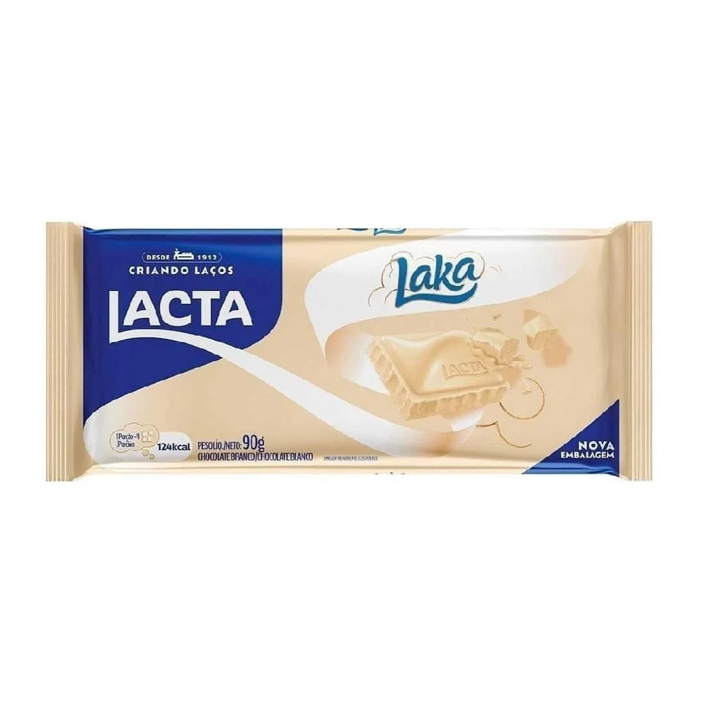 Barra De Chocolate Laka Lacta 80 G